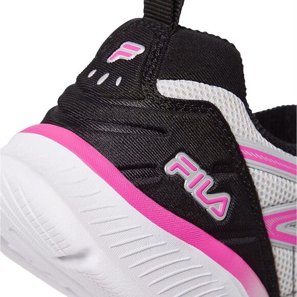 FILA Allona 3 Big Girls Running Shoes, Laced Gray/Pink/Black, Size 4 - Picture 8 of 9